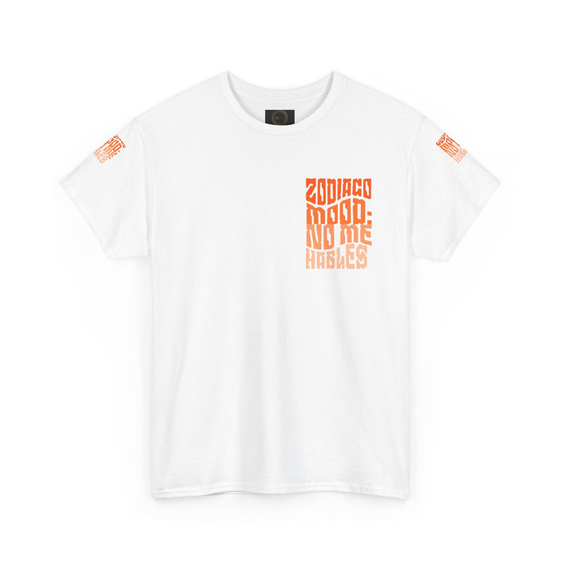 "Zodiaco mood: no me hables" - Remera unisex blanca