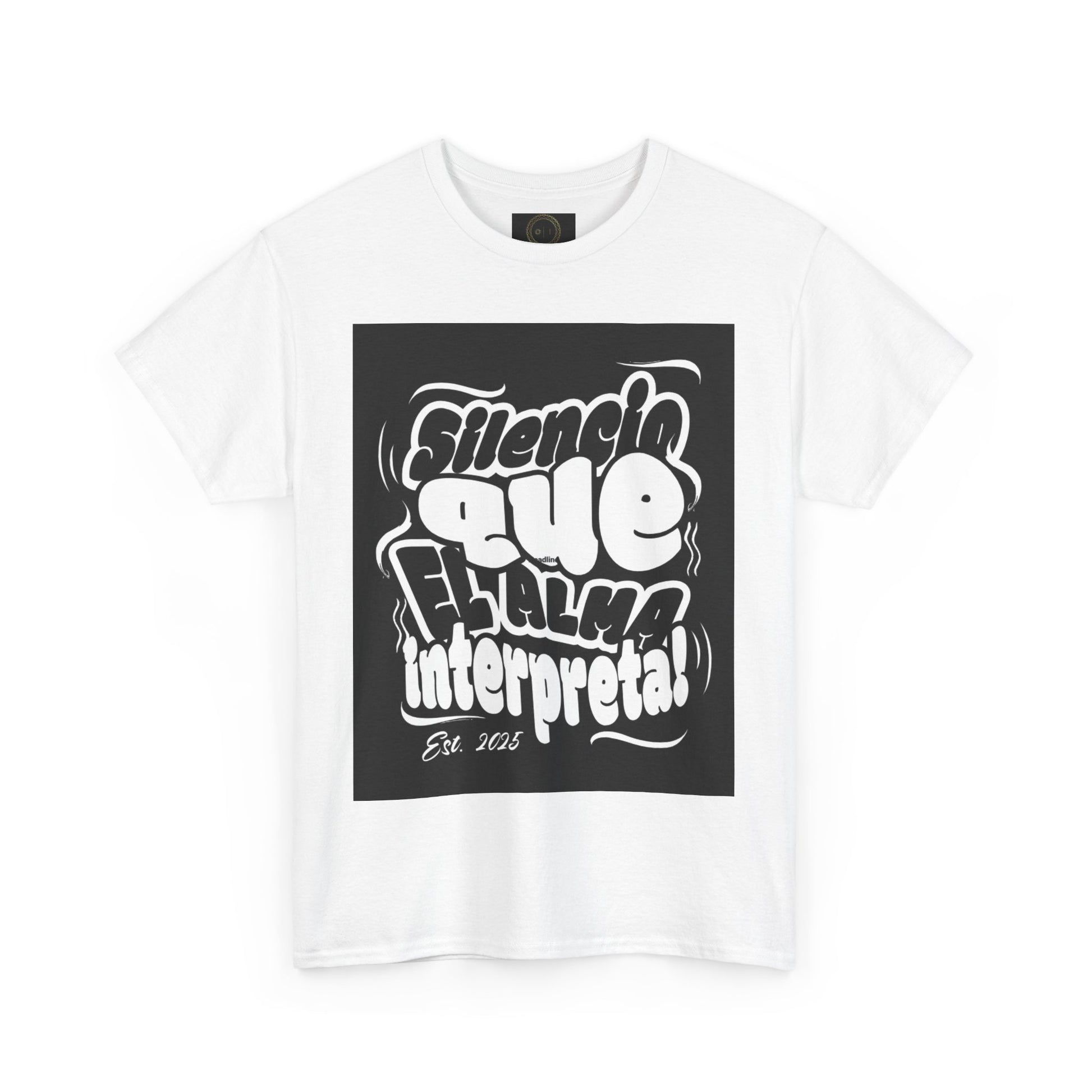 "Silencio Que El Alma Interpreta" - Remera Unisex blanco o negro
