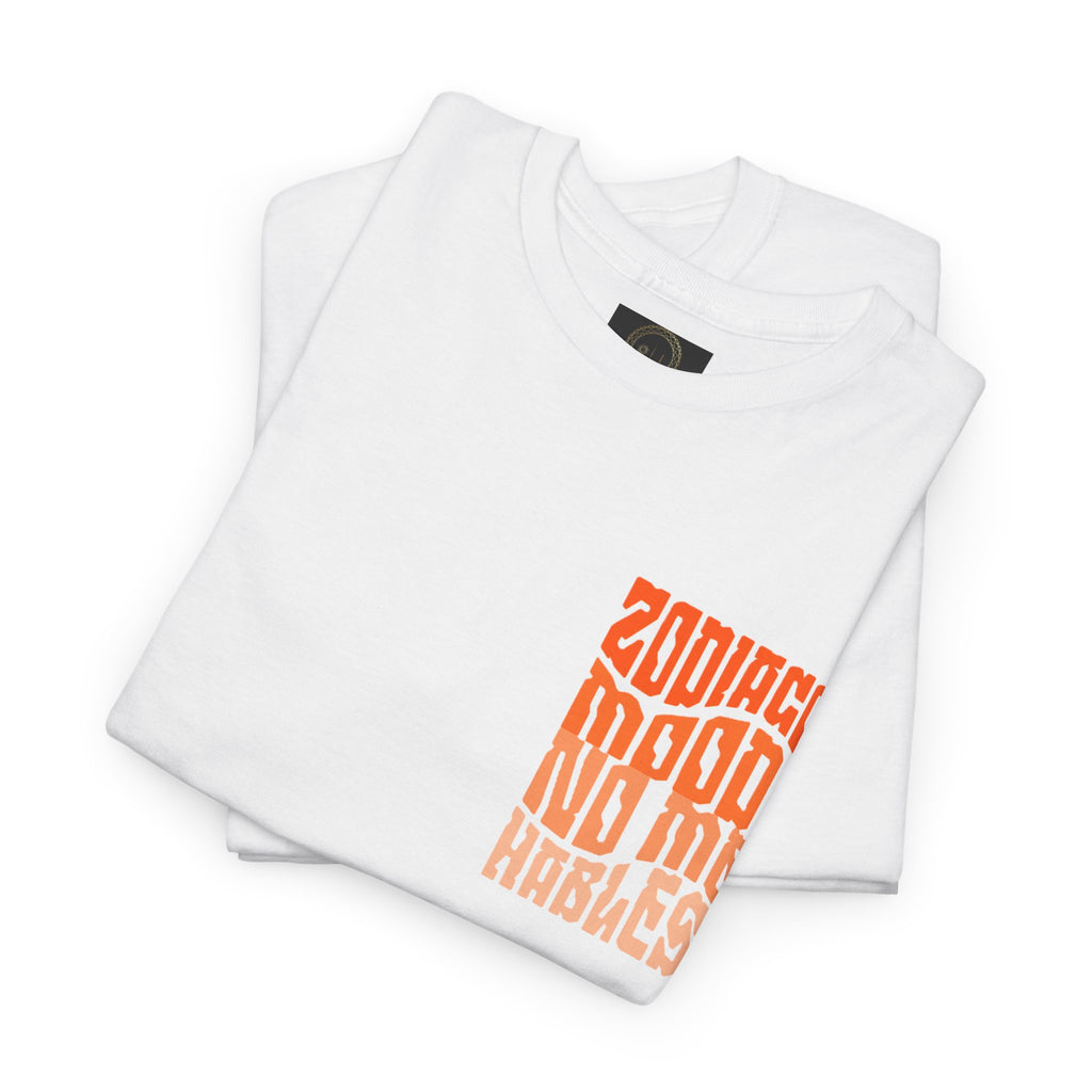 "Zodiaco mood: no me hables" - Remera unisex blanca