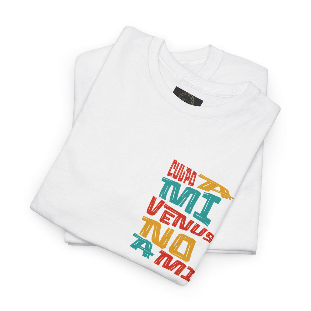"Culpo a mi venus, no a mi" - Remera unisex blanca