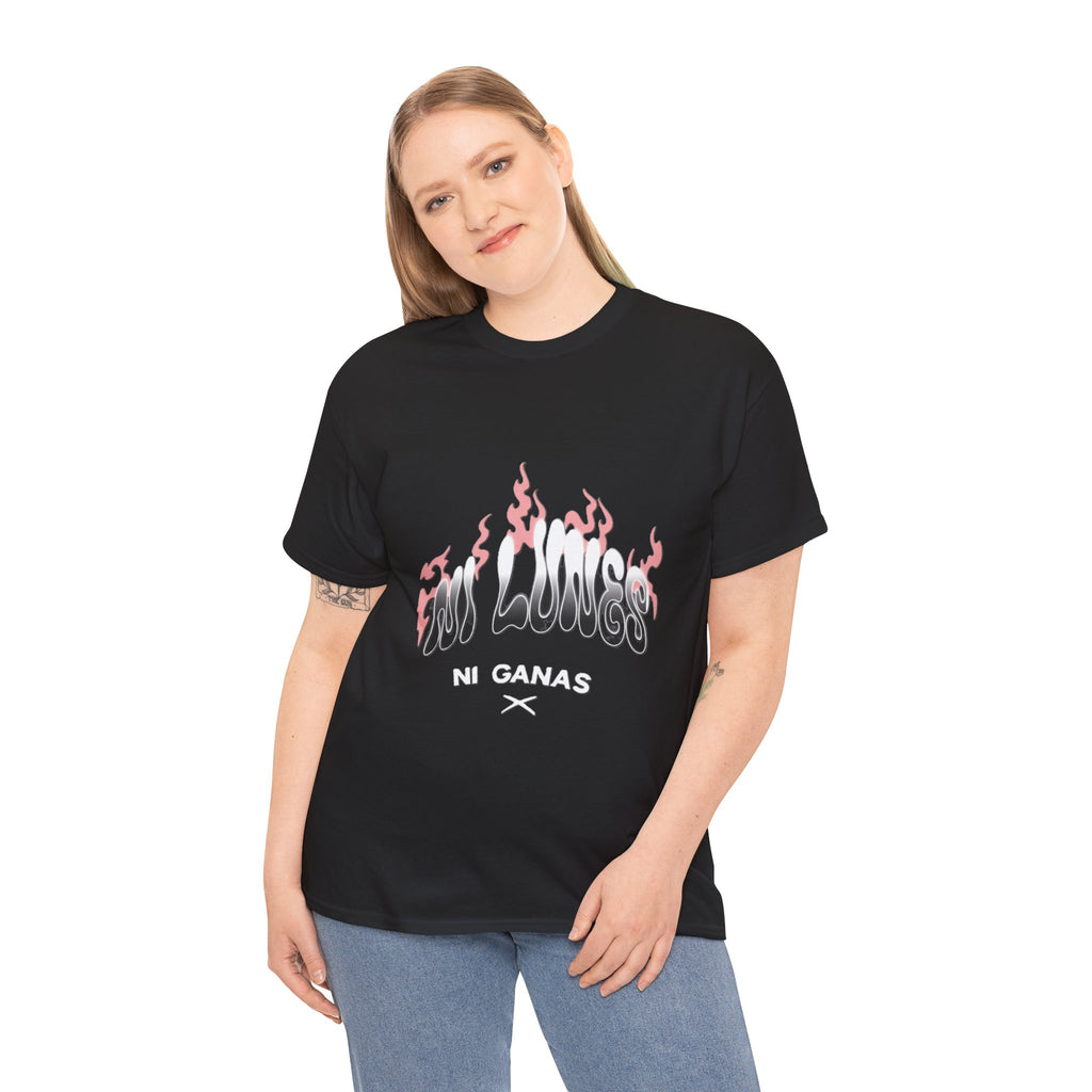 "Ni lunes, ni ganas"- Remera unisex negra