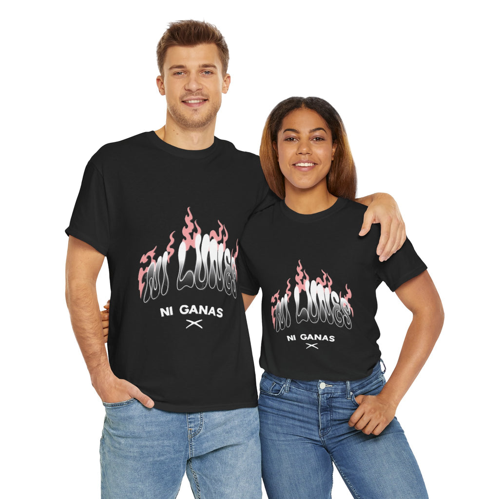 "Ni lunes, ni ganas"- Remera unisex negra