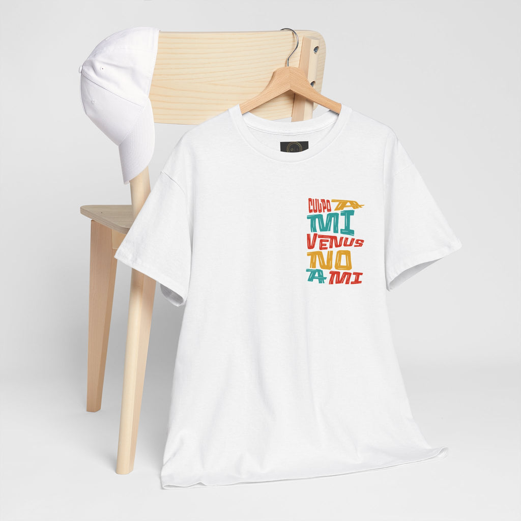 "Culpo a mi venus, no a mi" - Remera unisex blanca