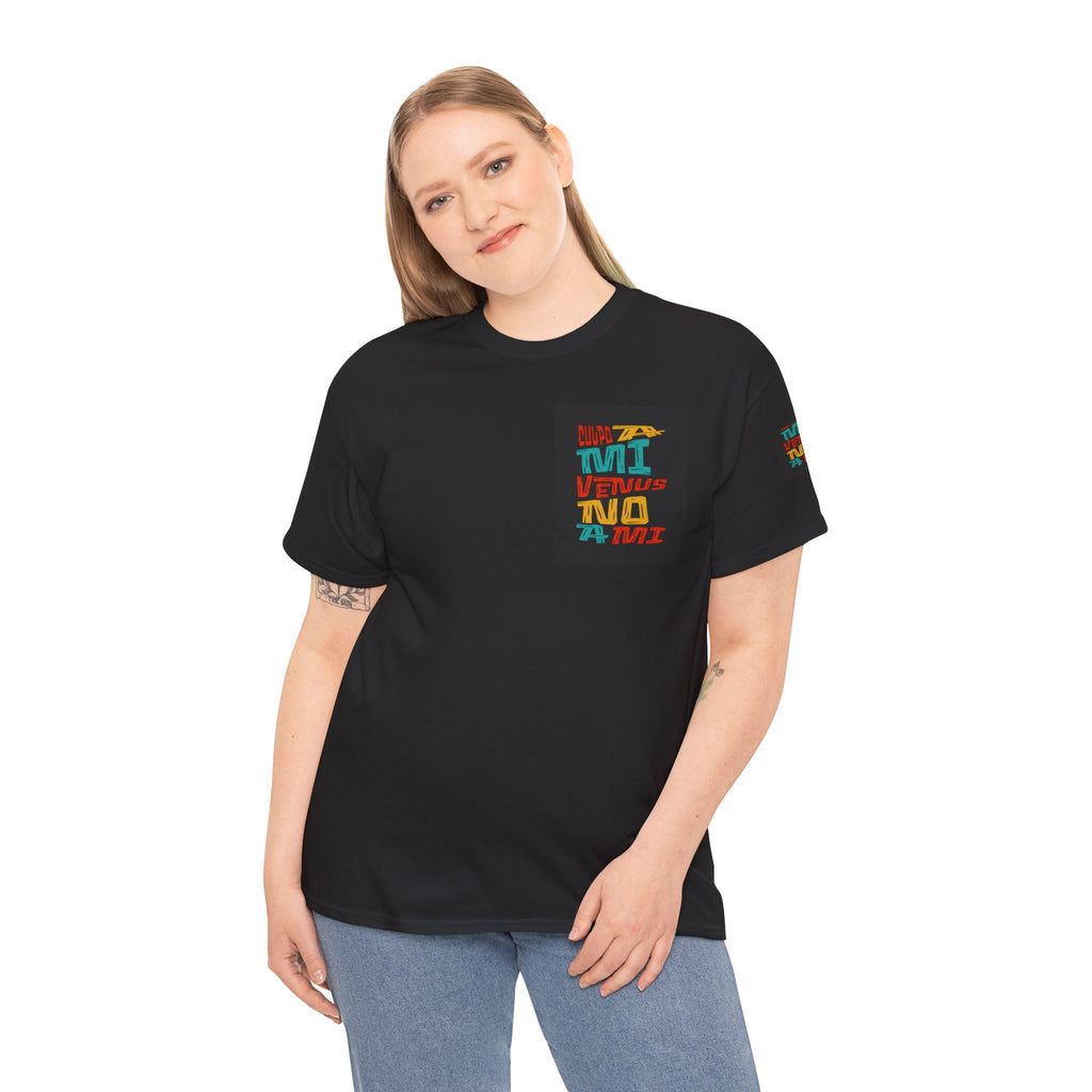 "Culpo a mi venus, no a mi" - Remera Unisex negra