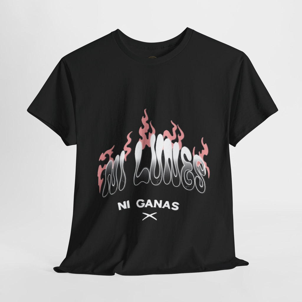 "Ni lunes, ni ganas"- Remera unisex negra