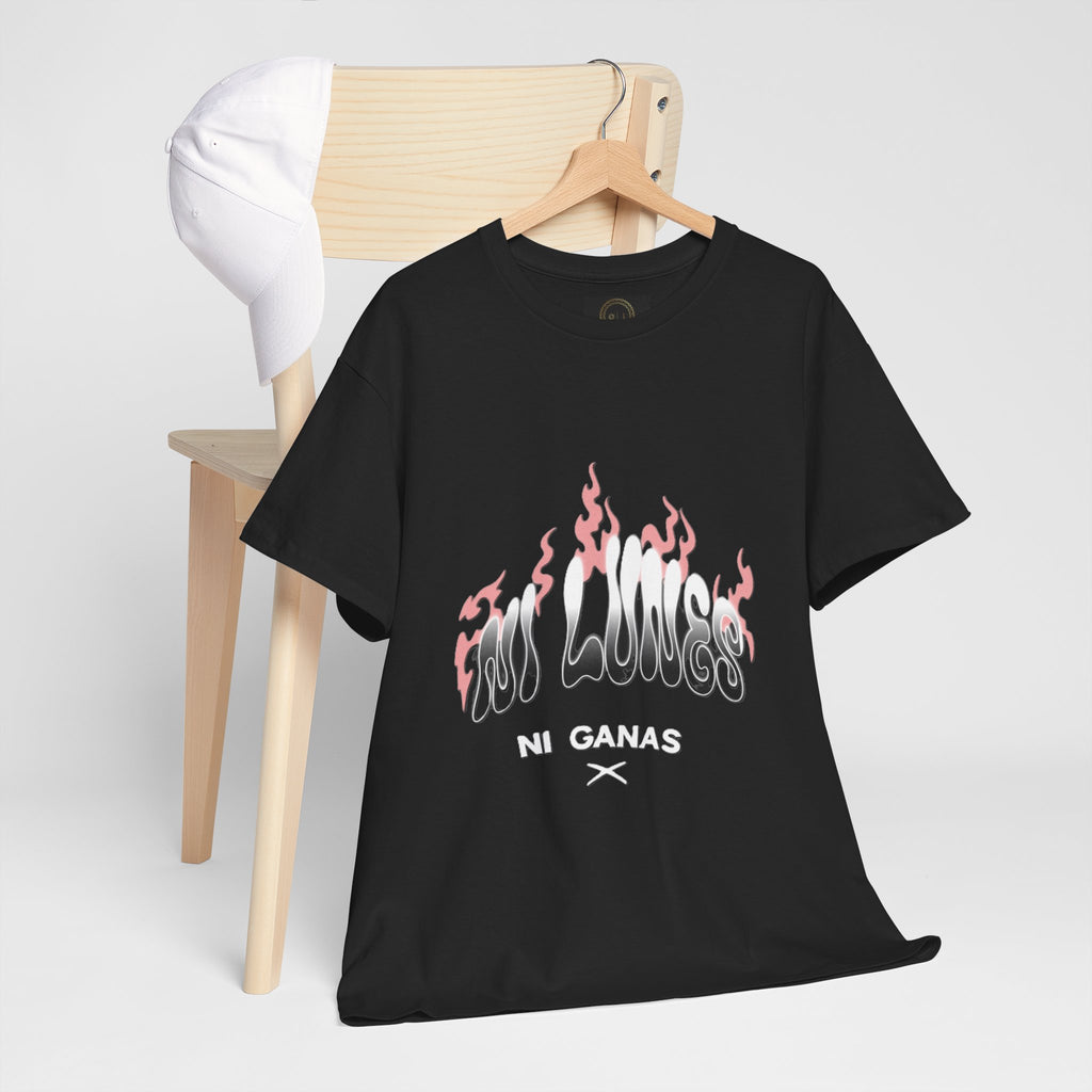 "Ni lunes, ni ganas"- Remera unisex negra
