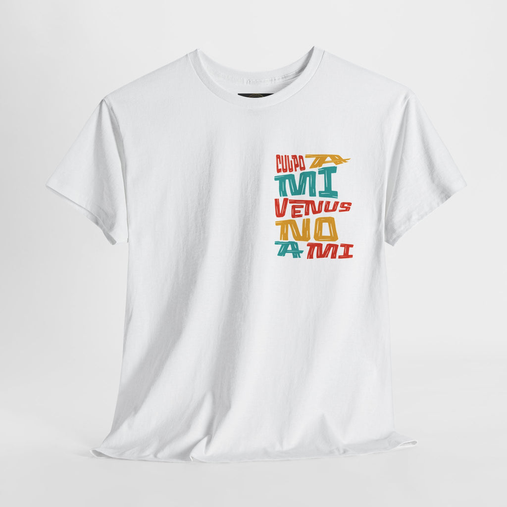 "Culpo a mi venus, no a mi" - Remera unisex blanca
